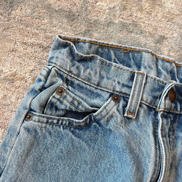 Vintage Levis' 562 Loose Fit Regular Orange Tab Jeans 10 - Picture 2 of 11